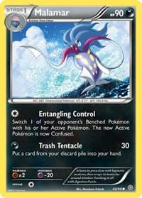 Malamar - XY - Ancient Origins - Pokemon card