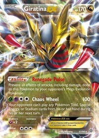 Giratina EX - XY - Ancient Origins - Pokemon card