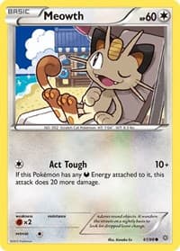 Meowth - XY - Ancient Origins - Pokemon card