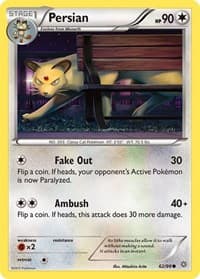 Persian - XY - Ancient Origins - Pokemon card