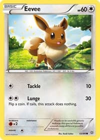 Eevee - XY - Ancient Origins - Pokemon card