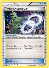 Tyranitar Spirit Link - XY - Ancient Origins - Pokemon card