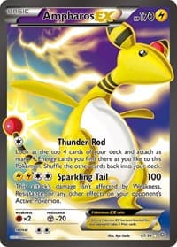 Ampharos EX (87 Full Art) - XY - Ancient Origins - Pokemon card