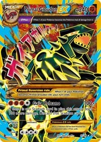 Primal Groudon EX (Shiny Full Art) - XY - Ancient Origins - Pokemon card