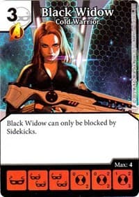Black Widow - Cold Warrior - Age of Ultron - Dice Masters card