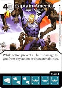 Captain America - Super Soldier - Age of Ultron - Dice Masters card
