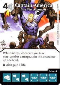 Captain America - The First Avenger - Age of Ultron - Dice Masters card