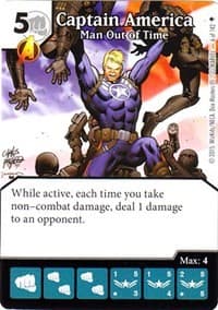 Captain America - Man Out of Time - Age of Ultron - Dice Masters card