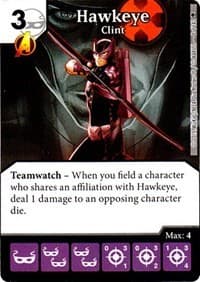 Hawkeye - Clint - Age of Ultron - Dice Masters card