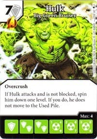 Hulk - Big Green Bruiser - Age of Ultron - Dice Masters card