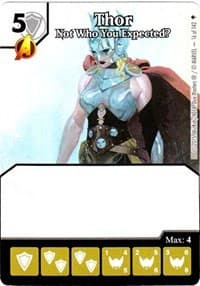 Thor - Not Who You Expected? - Age of Ultron - Dice Masters card