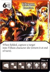 Ultron - Creation - Age of Ultron - Dice Masters card