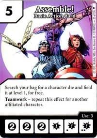 Assemble! - Age of Ultron - Dice Masters card