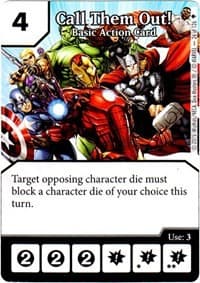 Call Them Out! - Age of Ultron - Dice Masters card