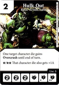 Hulk Out - Age of Ultron - Dice Masters card