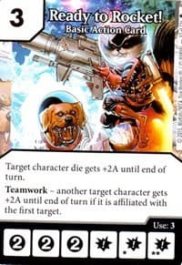 Ready to Rocket - Age of Ultron - Dice Masters card