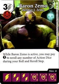 Baron Zemo - Helmut J. Zemo - Age of Ultron - Dice Masters card