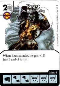Beast - Dr. Hank McCoy - Age of Ultron - Dice Masters card