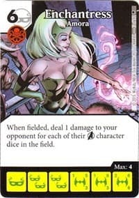 Enchantress - Amor - Age of Ultron - Dice Masters card