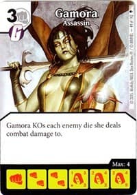 Gamora - Assassin - Age of Ultron - Dice Masters card