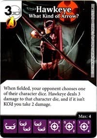 Hawkeye - What Kind of Arrow? - Age of Ultron - Dice Masters card