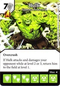 Hulk - Gamma Powered - Age of Ultron - Dice Masters card