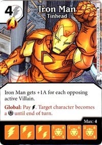 Iron Man - Tinhead - Age of Ultron - Dice Masters card