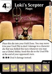 Loki's Scepter - Magic - Age of Ultron - Dice Masters card