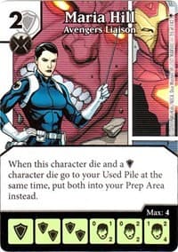 Maria Hill - Avengers Liaison - Age of Ultron - Dice Masters card