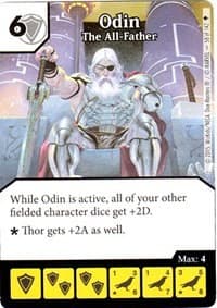 Odin - The All-Father - Age of Ultron - Dice Masters card