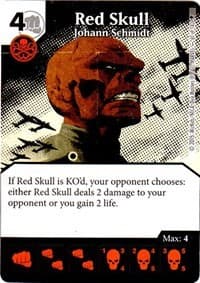 Red Skull - Johann Schmidt - Age of Ultron - Dice Masters card