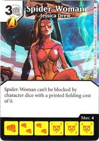 Spider-Woman - Jessica Drew - Age of Ultron - Dice Masters card