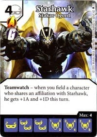 Starhawk - Stakar Ogord - Age of Ultron - Dice Masters card