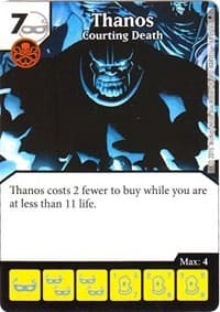 Thanos - Courting Death - Age of Ultron - Dice Masters card