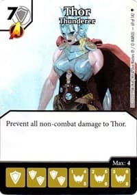 Thor - Thunderer - Age of Ultron - Dice Masters card