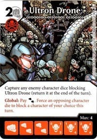 Ultron Drone - 01000100 01101001 01100101 - Age of Ultron - Dice Masters card