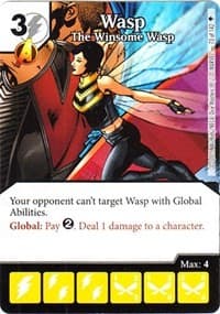 Wasp - The Winsome Wasp - Age of Ultron - Dice Masters card