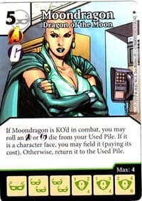 Moondragon - Dragon of the Moon - Age of Ultron - Dice Masters card