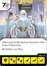 Odin - Gungnir - Age of Ultron - Dice Masters card