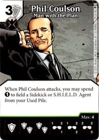 Phil Coulson - Man with the Plan - Age of Ultron - Dice Masters card