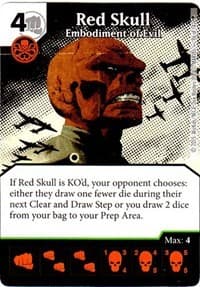 Red Skull - Embodiment of Evil - Age of Ultron - Dice Masters card