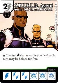 S.H.I.E.L.D. Agent - You're Not Cleared For That - Age of Ultron - Dice Masters card