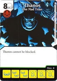 Thanos - The Mad Titan - Age of Ultron - Dice Masters card