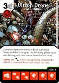 Ultron Drone - 1 of a Million - Age of Ultron - Dice Masters card