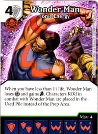 Wonder Man - Ionic Energy - Age of Ultron - Dice Masters card