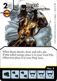 Beast - Not Your Average Pretty Face - Age of Ultron - Dice Masters card