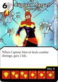 Captain Marvel - Inspiration - Age of Ultron - Dice Masters card