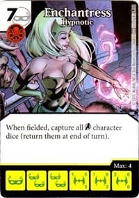 Enchantress - Hypnotic - Age of Ultron - Dice Masters card