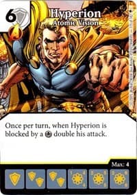 Hyperion - Atomic Vision - Age of Ultron - Dice Masters card