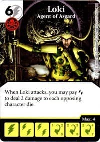 Loki - Agent of Asgard - Age of Ultron - Dice Masters card